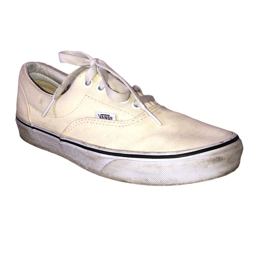 VANS Sneaker low top women's 8/men's 6.5 Beige Yellow Unisex Shoes - Picture 10 of 12